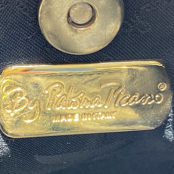 Vintage 80's Paloma Picasso Gold Leather Crossbody Purse One Size - Picture 9 of 14